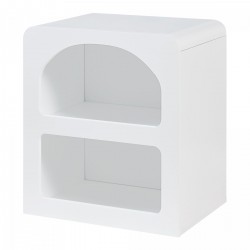 Помощна маса Vågå 45x40x30 см бяла [] - Măsuțe de living