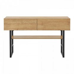Конзолна маса Varberg 75x120x30 cm вид дъб [] - Măsuțe de living