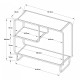 Конзолна маса Færder метал 92x33x81 см черна []