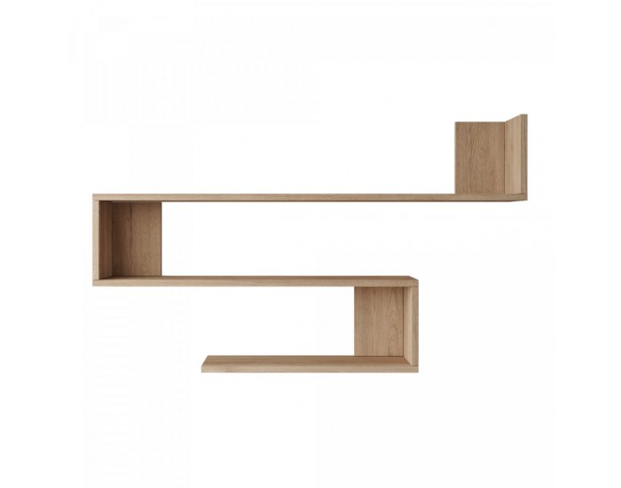 Стенен рафт Kitee 120 x 14,5 x 71,5 см дъб []