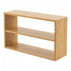 Стенен рафт Gol 50x15x30 см бамбук [] - Living