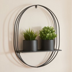 Рафт за растения Vestby с 2 саксии метал [] - Living