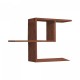 Стенен рафт Hadsel 75x22x50 см цвят венге []