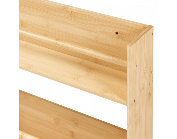 Стенен рафт Hareid 80x60x12см бамбук []