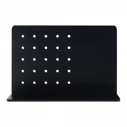 Стенен рафт Dønna 60x15x40cm черен [] - Living