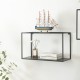 Стенен рафт Notodden 60x25x35см черен []