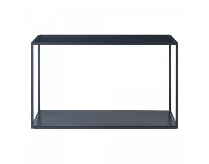 Стенен рафт Notodden 60x25x35см черен []
