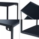 Стенен рафт Notodden 60x25x35см черен []