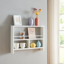 Стенен рафт Piteå 60x10,5x45cm бял [] - Living