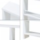 Стенен рафт Piteå 60x10,5x45cm бял []