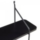 Стенен рафт Østfold 100x80x21 см черен []