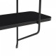 Стенен рафт Østfold 100x80x21 см черен []