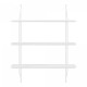 Стенен рафт Østfold 100x80x21 см бял []