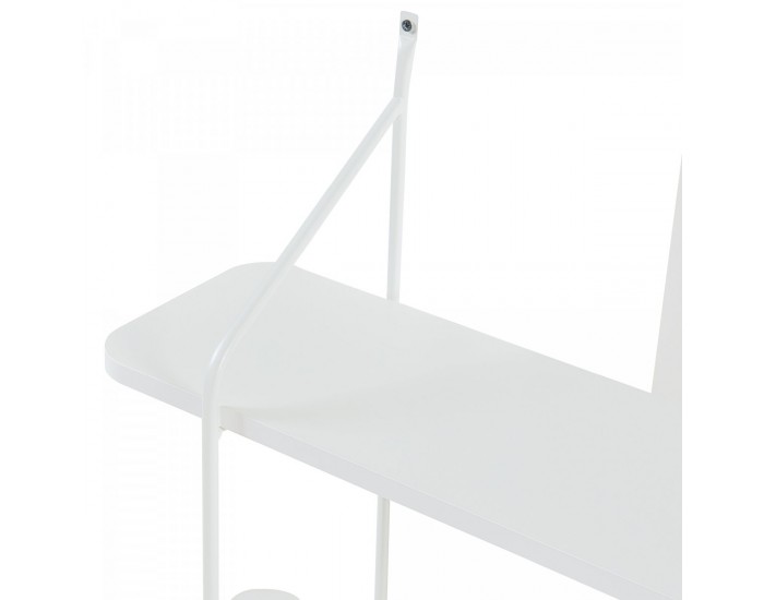 Стенен рафт Østfold 100x80x21 см бял []