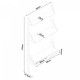 Стенен рафт Tingvoll 176x85x32 см бамбук []
