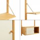 Стенен рафт Tingvoll 176x65x34 см бамбук []