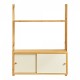 Стенен рафт Tingvoll 85x65x34 см бамбук []