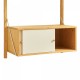 Стенен рафт Tingvoll 85x65x34 см бамбук []