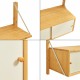 Стенен рафт Tingvoll 85x65x34 см бамбук []