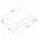 Стенен рафт Stor с чекмедже 65x30x15 см черен []