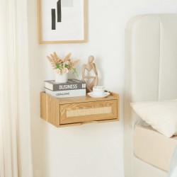 Стенен рафт Ljuredsø с чекмедже 40x30x16,5 см дъб [] - Living