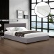 Тапицирано легло Juva с матрак и леглова кутия 160x200 см Grey Corium