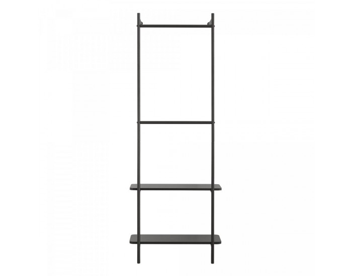 Стенно портманто Bremanger 162x60x26cm черно []