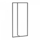 Hurdal закачалка 160x80x32cm черна []