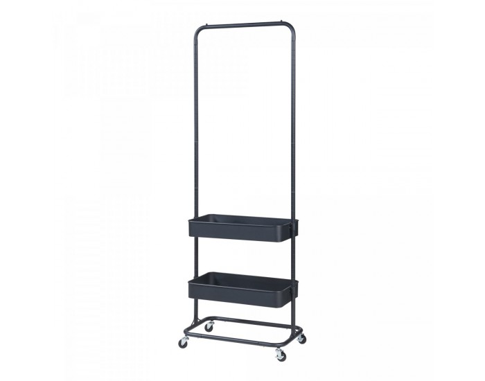 Подвижна закачалка Kumad 175x58x36 см Черен []