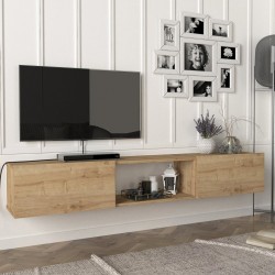 ТВ шкаф Палтамо 180x31x29.5см дъб [] - Sonata G