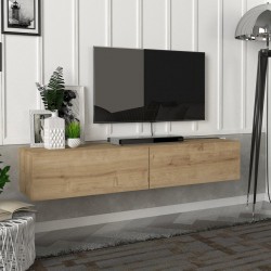 ТВ шкаф Toivakka 135x31x25см дъб [] - Comode TV