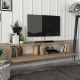 ТВ шкаф Toivakka 135x31x25см дъб []