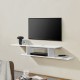 Стенен рафт за телевизор Støvring White []
