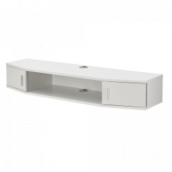 Стенен рафт за телевизор Tørring White [] - Living