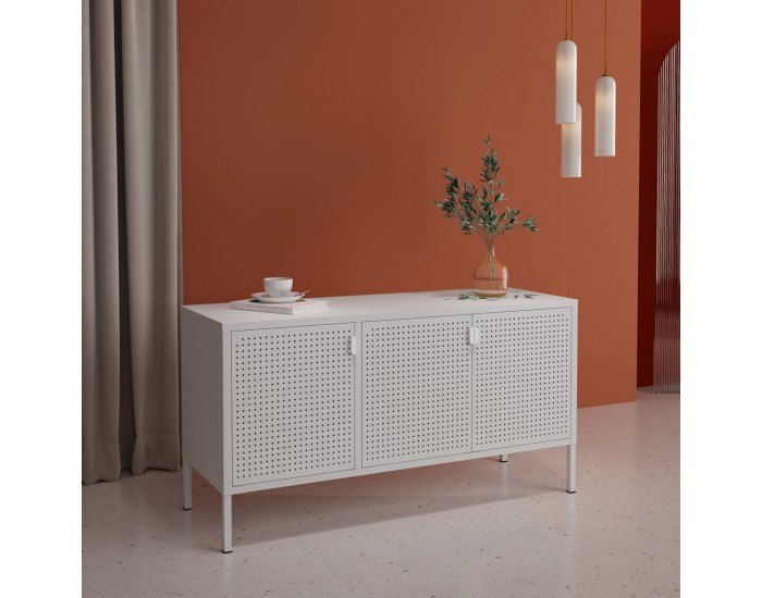 ТВ шкаф Castelli 114 x 40 x 60 см стомана []