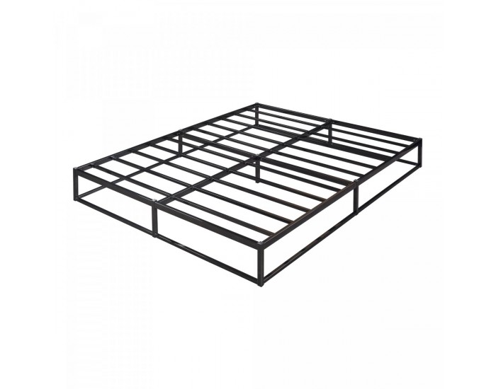 Метално легло Trerunta 160 x 200 см стоманено черно []