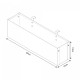 Кутия за цветя Achtkarspelen 50x12x15см антрацит []