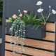 Кутия за цветя Achtkarspelen 50x12x15см антрацит []