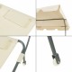 Двоен шезлонг с покрив Avigliano Beige []