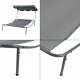 Двоен шезлонг с покрив Avigliano Grey []