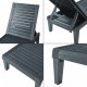 Шезлонг Ateleta 172x58 см черен []
