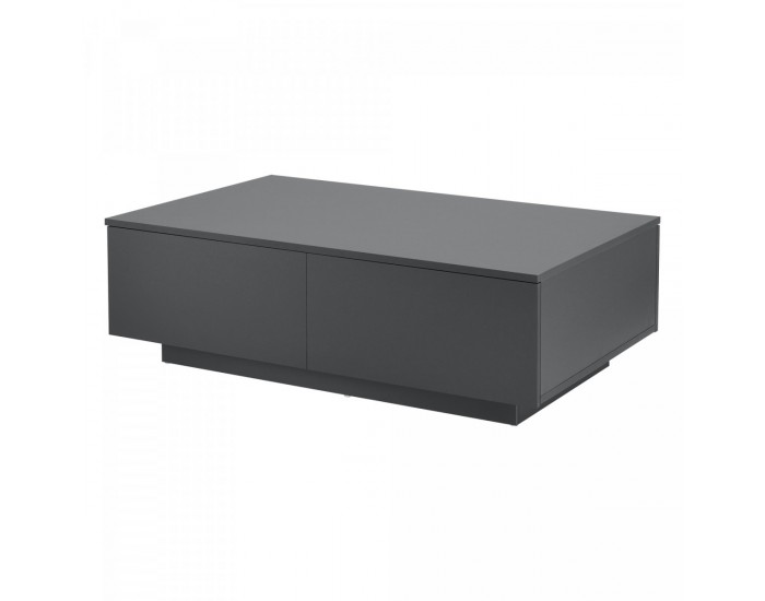 Холна маса Kagiso 95x60x31 см с 4 чекмеджета Matt Dark Grey