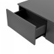 Холна маса Kagiso 95x60x31 см с 4 чекмеджета Matt Dark Grey