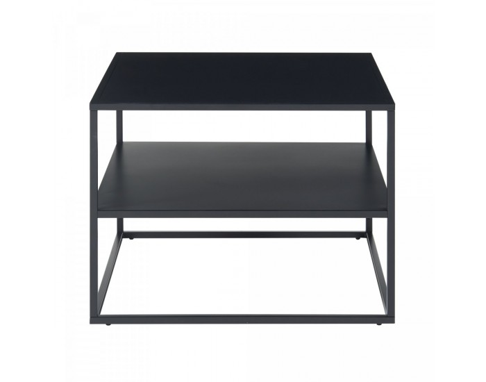 Холна маса Solund с рафт 60x60x45 см черна, мат []
