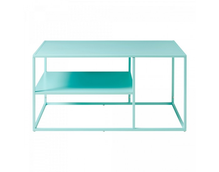 Холна маса Solund 90x60x45 см ментово синьо []