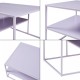 Холна маса Solund 90x60x45 см лилаво []