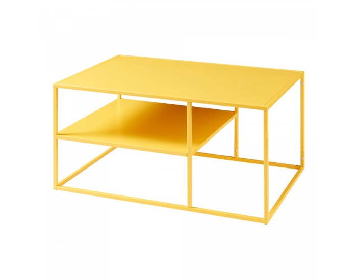 Холна маса Solund 90x60x45 см жълто []