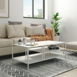 Холна маса Kumlinge 40x110x55 см бяла [] - Sonata G