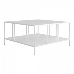 Холна маса Kumlinge 40x80x80 см бяла [] - Sonata G