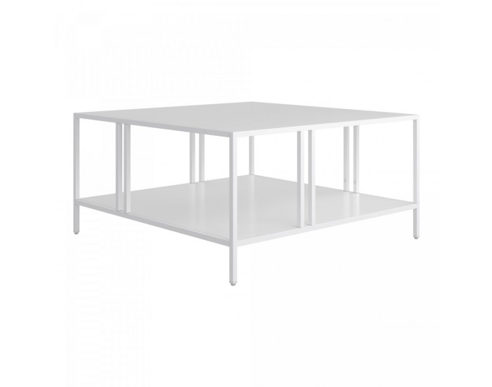 Холна маса Kumlinge 40x80x80 см бяла []